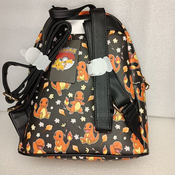 Loungefly Charmander Daisy print bag, wallet and make up bag Set NWT - Picture 3 of 11